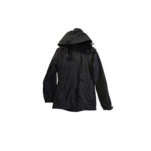 Eddie Bauer WeatherEdge Black Windbreaker Jacket Women's Small See Details